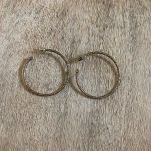 Kendra Scoff Antique Gold Hoop Earrings